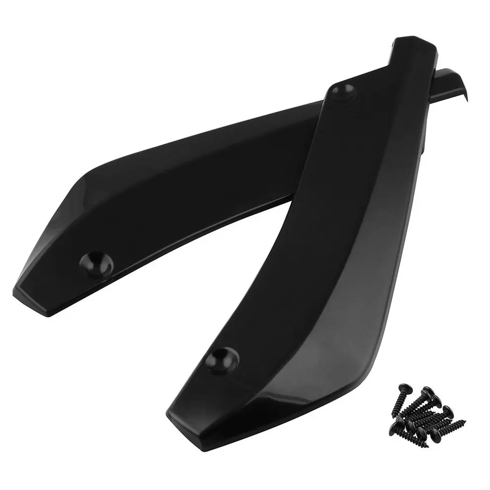 

Black Universal Car Rear Bumper Lip Diffuser ABS Plastic Car-Styling Rear Bumper Lip Diffuser Modified Accessories