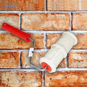 

JOYLOVE Pattern Paint Roller Polyurethane Tool Environmental Protection Stamp Decorative Cylinder Imitate Stone For Wall