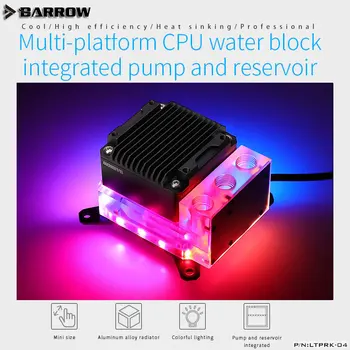 

Barrow LTPRK-04 CPU water block integrated pump and reservoir,for INTEL/AMD/X99/X299,5V LED version