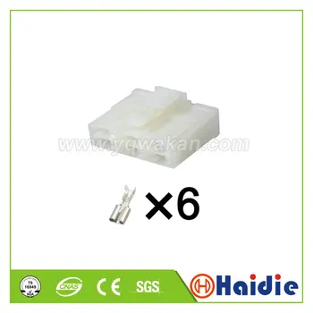 

Free shipping 5sets 6pin sumitomo 250 type connector auto 6.0mm(250) unsealed female plug connector 6070-6481