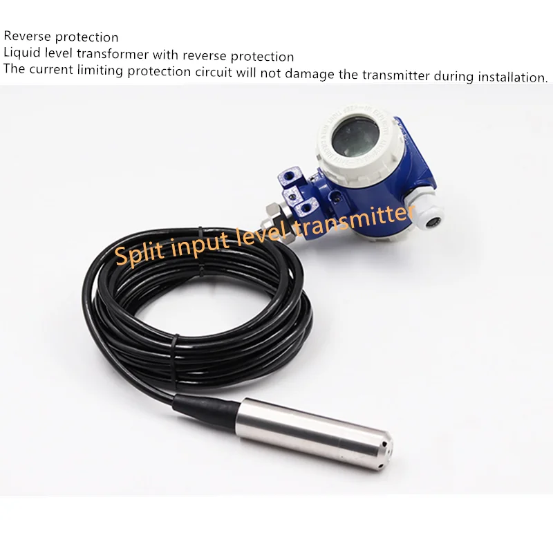 

Split input level transmitter / water level sensor Static pressure level gauge 4-20MA input level