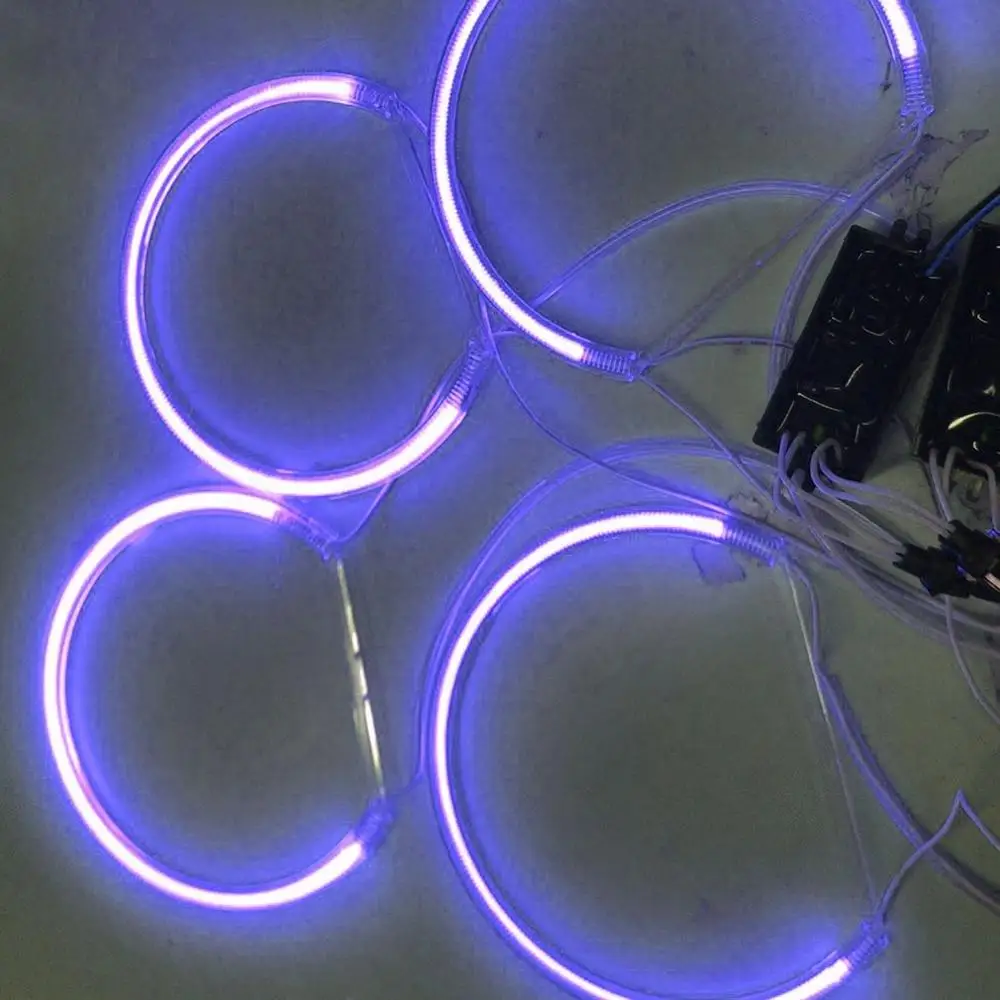 

4pcs Waterproof CCFL Angel Eyes LED Circle Headlight 200LM 16W 6000-6500K Stable Performance for BMW E46E38 E36 E39