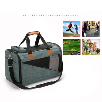 

Dog Carrier Portable Pet Backpack Messenger Cat Carrier Outgoing Small Dog Travel Bag Soft Side Breathable Pet Carrier For Dog