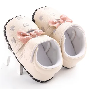 

Baby Girl Shoes Moccasins Dot Shoes Bow Fringe Soft Soled Non-slip Footwear Crib Shoes Winter Newborn First Walker