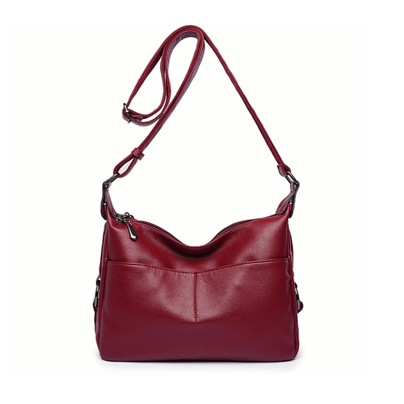 

Soft Leather Shoulder Bag High-quality Leather Cross-body Bag Large Capacity Design Wild Ladies Handbag Multifunctional Handbags
