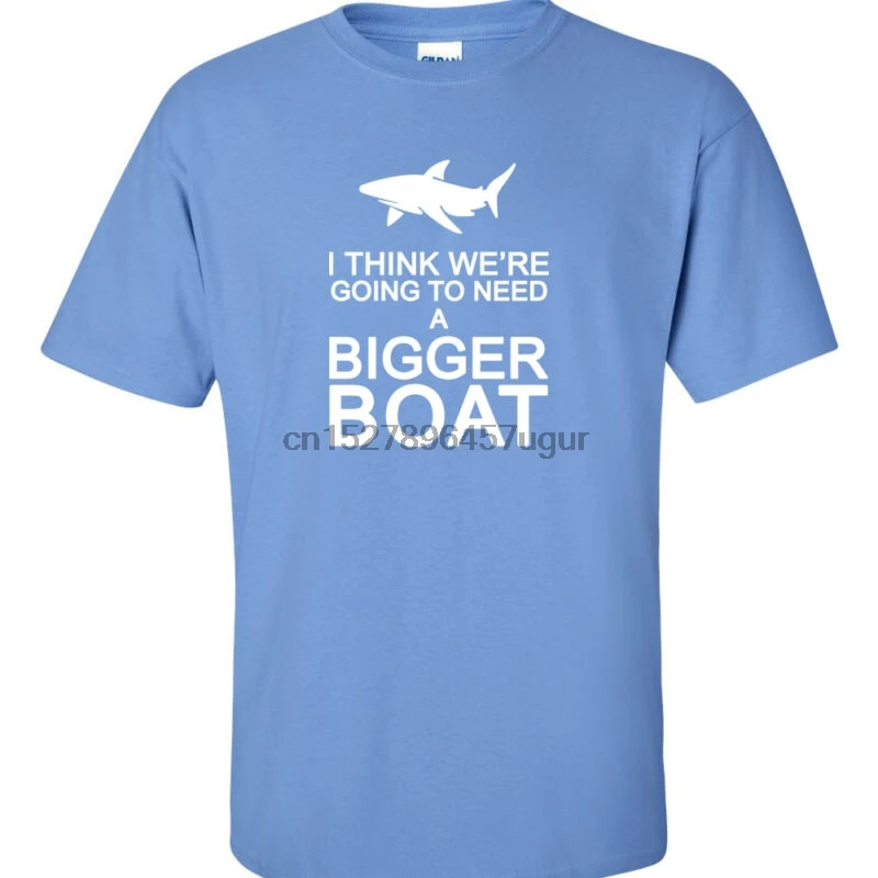 Big 3XL 4XL 5XL Graphic T-Shirt Jaws Movie DVD Tee Gonna Need A Bigger Boat |