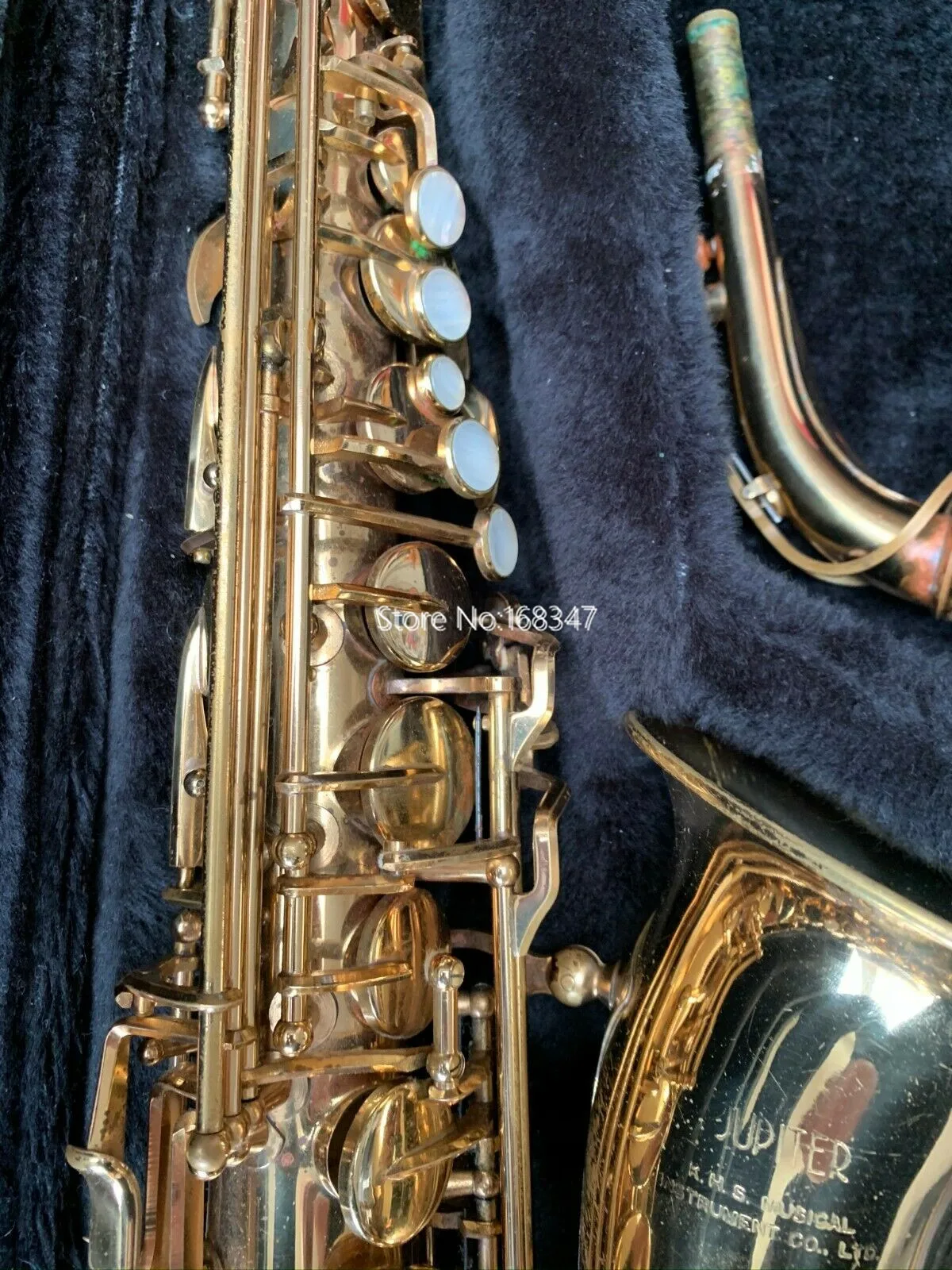 Hot Selling Jupiter SAS 767 Alto Saxophone Eb Tune E Flat Brass Gold  Musical instruments professional with Case Free Shipping