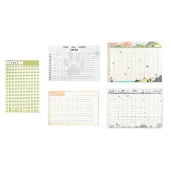 

1Pcs 2020 Calendar Wall Calendar 365 Days Countdown Diary Calendar New Arrive Study New Year Plan Schedule Hot Sell