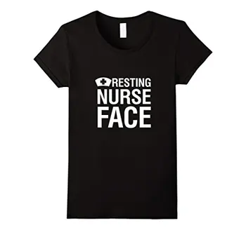 

Resting Nurse Face | Funny Snarky Nurse Gift & T-Shirt Women T Shirts Clothing Wholesale T-Shirts O-Neck Stylish Top Tee
