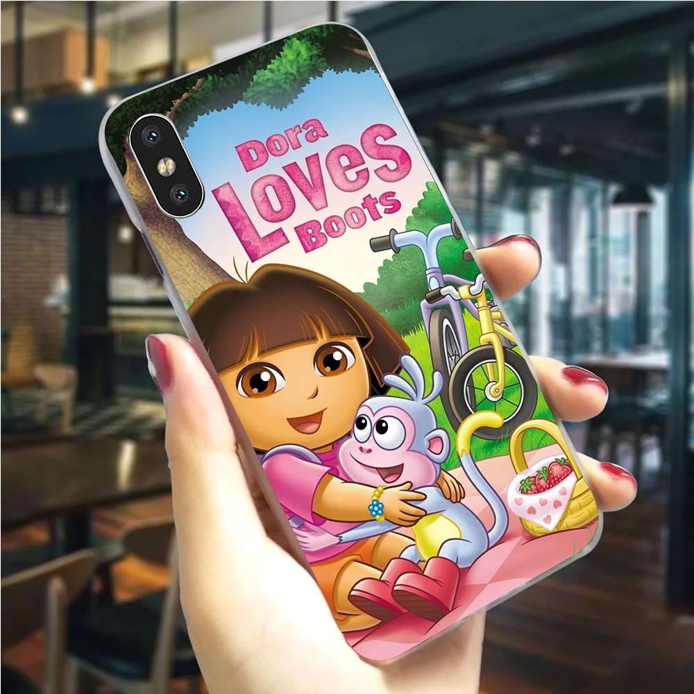 

Colorful Dora the Explorer Phone Case For iPhone 5S Cover 5 SE 6 6S/6 6S Plus 7 8/7 8 Plus X XS XR Xs Max Hard Cover