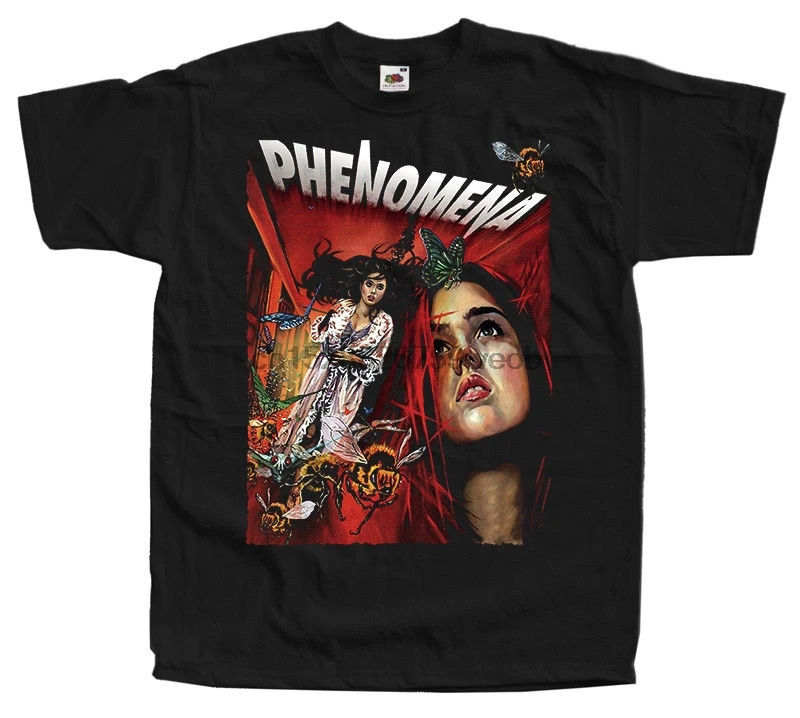 

Phenomena Dario Argento Movie Poster Mens Tshirt Men Streetwear 2019 T Shirt Gym King T Shirts 100% Cotton