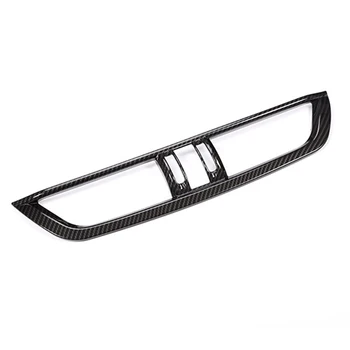 

Carbon Fiber For Alfa Romeo Giulia 2017 2018 Abs Plastic Interior Center Console Air Conditioning Vent Frame Trim