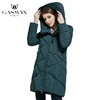 GASMAN 2022 Women's Hooded Warm Jacket Winter Long Fashion Coat Hooded Warm Parkas Pluse Size Female New Winter Collection 1902 ► Photo 1/6
