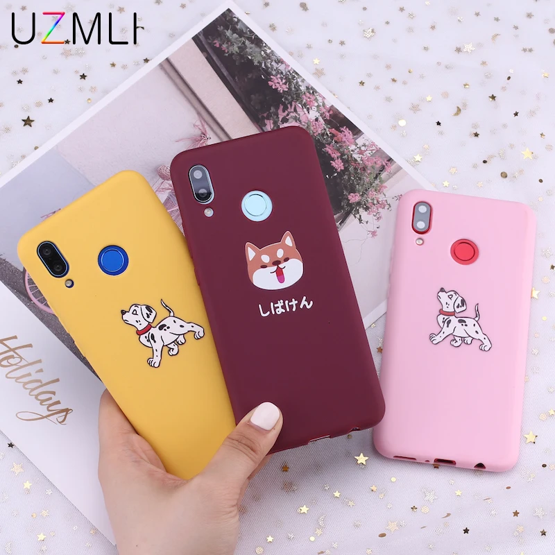 Мягкий ТПУ чехол для телефона Xiaomi Mi 10 9 SE 8 A3 A2 lite 9T CC9E Redmi K30 Note 7 6 5 Pro 7A 6A Akita Dalmatian shaba