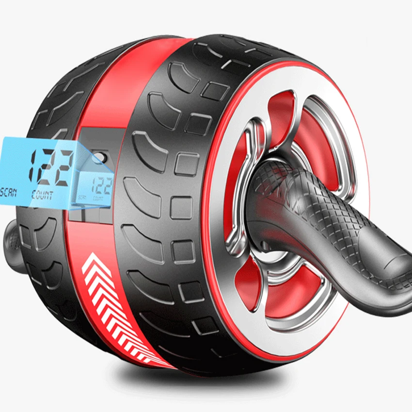 Conteggio Silenzioso Ruota Addominale Ab Roller Trainer Attrezzature Per Il Fitness Palestra Esercizio A Casa Body Building Rimbalzo Power Wheel Train