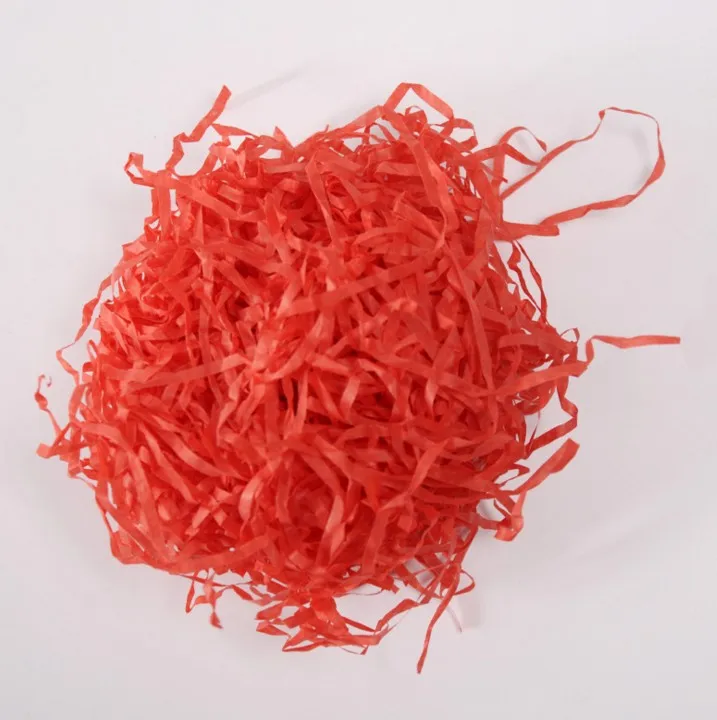1 упаковка 90 г пасхальное украшение для дома Shred Crinkle измельченные соломенные из пальмового волокна бумаги DIY подарки Филлер для подарочной упаковки Материал Свадьба/День рождения