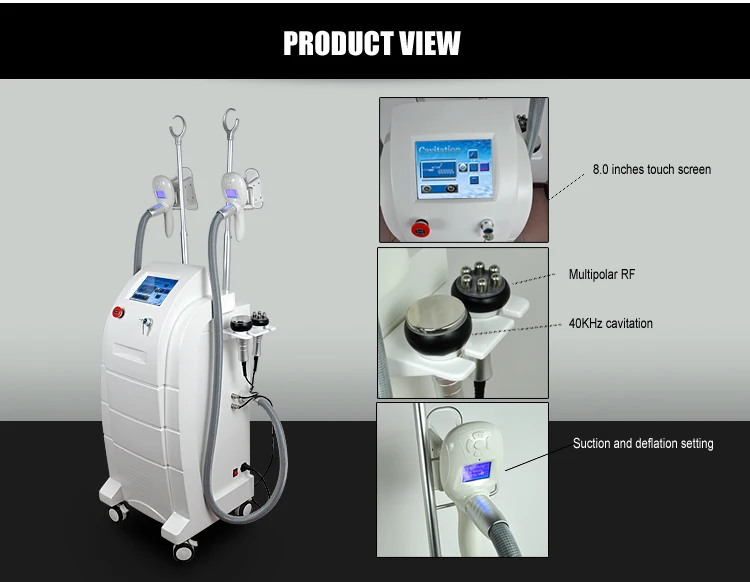 High quality cryotherapy slim freezer weight loss device/cryolipolysis cavitation rf slimming products