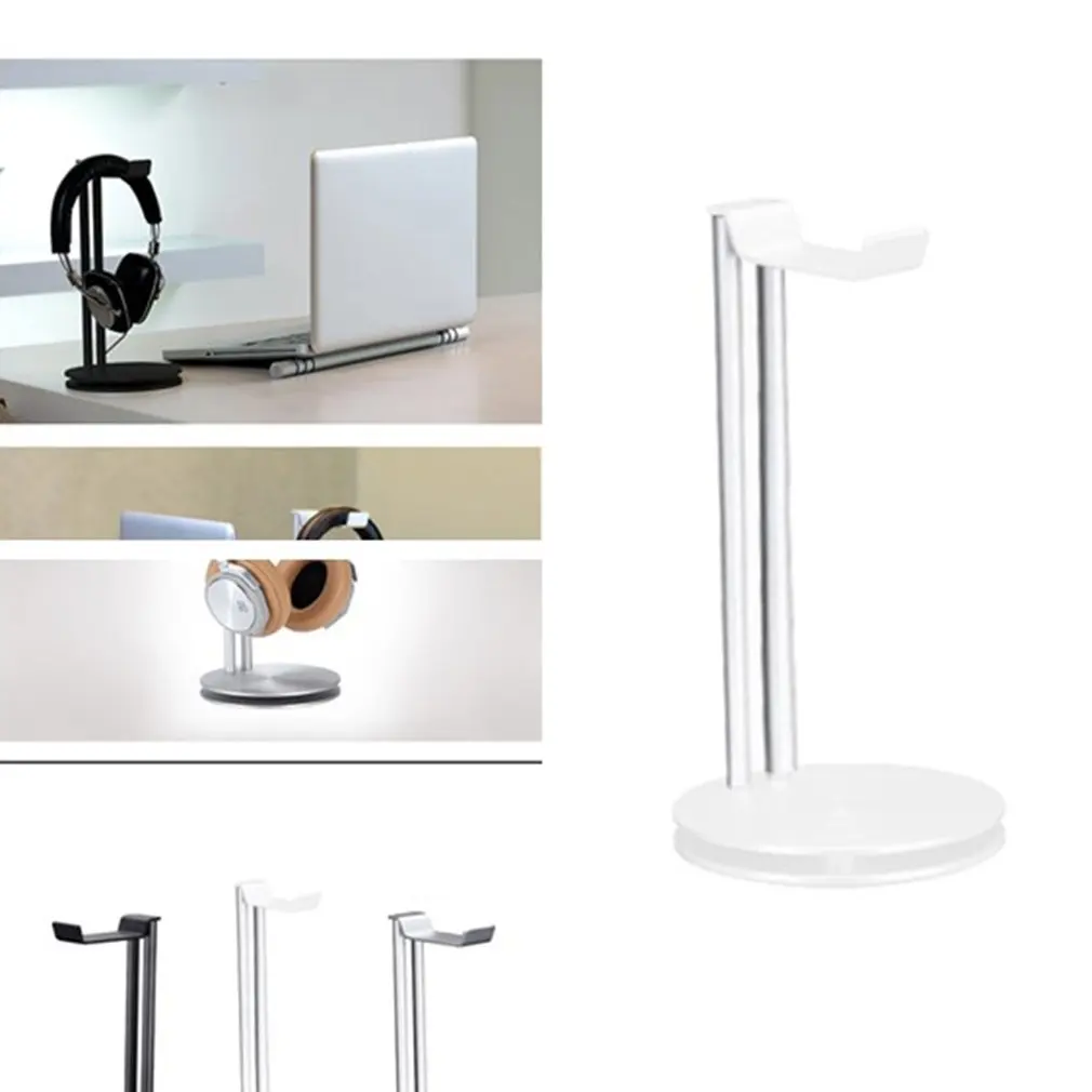 Aluminum alloy 2 Layers Headphone Stand Acrylic Headset Earphone Stand Holder Display For Gaming Headsets Show Shelf