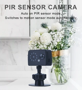 

Surveillance CCTV USB Computer Camera 1080P HD Outdoor Charging Battery Portable Card PIR Motion Detection Security Mini Camera