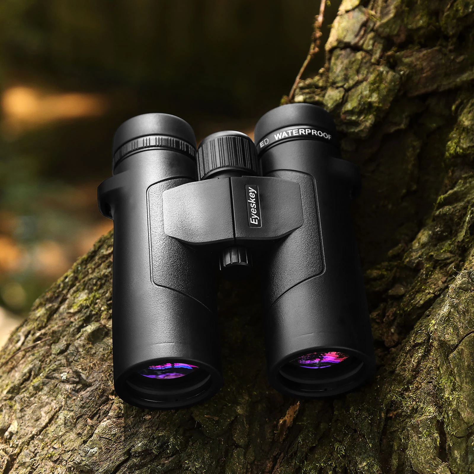 Eyeskey бинокль 8x32 ED Стекло водонепроницаемый супер-многослойное покрытие фазовое покрытие Bak4 Компактный телескоп для охоты на открытом воздухе