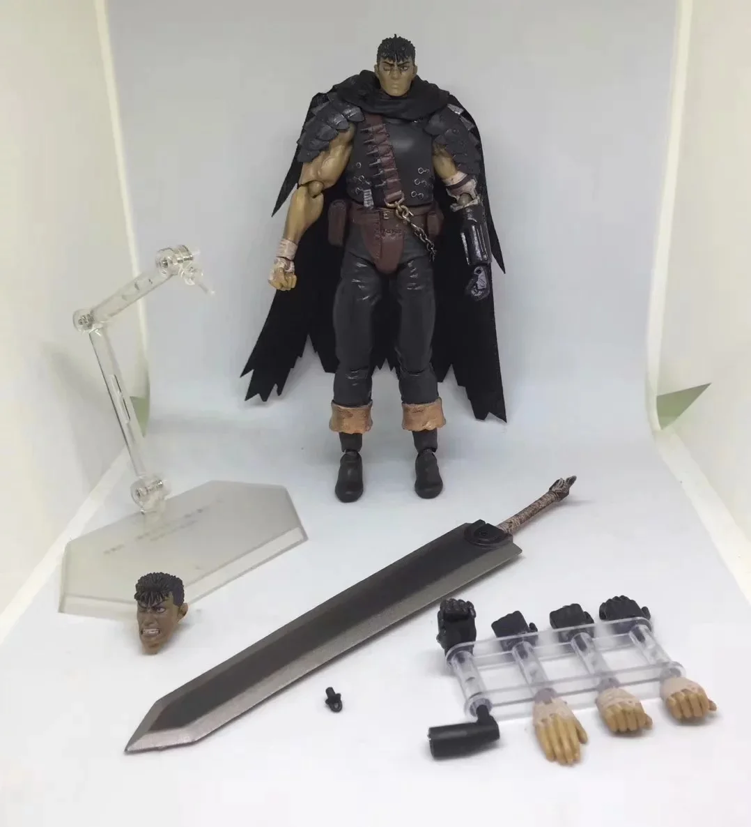 

Man pin Figma 359 Jianfeng Legendary Gus Black Swordsman Ver Recoat Version Brand Warrior Garage Kit