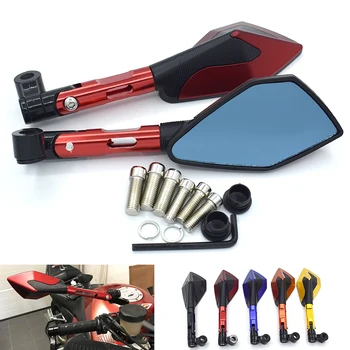 

Universal CNC aluminum motorcycle rearview mirror 8mm 10mm For Yamaha FZ1 FAZER FZ6 FZ6R FZ8 XJ6 MT-07 MT-09 FZ9 FZ-09