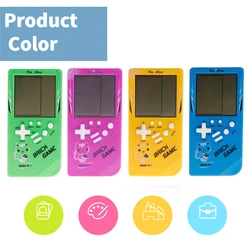 Jeu de poche rétro Tetris pour enfant, grand écran, Console de jeu électronique classique de l'enfance, jouets éducatifs 