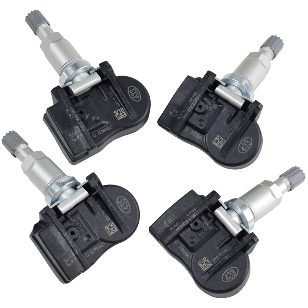 4 шт. Автомобильный датчик TPMS Датчик давления в шинах для Jeep Grand Cherokee Liberty Патриот компас командор 68078768AA 433 МГц