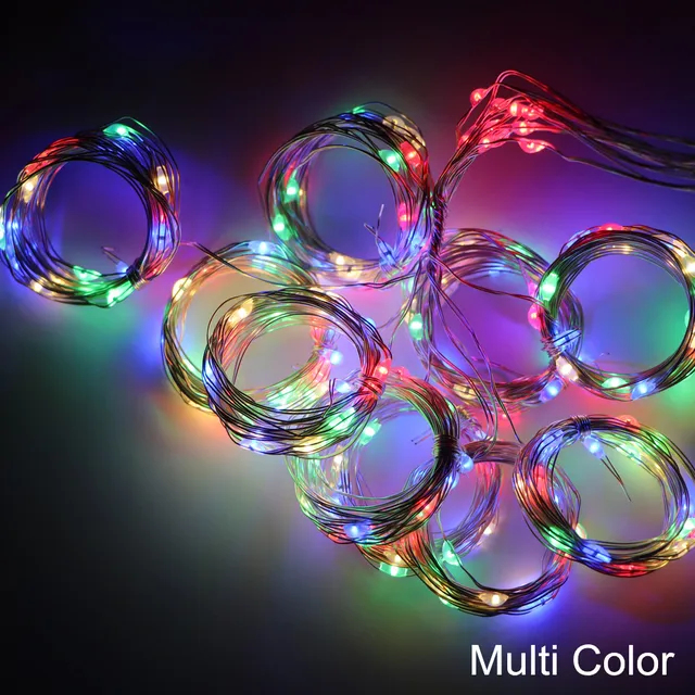 3M LED Christmas Fairy String Lights USB Remote Control Festoon Garland on Window New Year Holiday Decoration for Home Outdoor Multicolor Lights