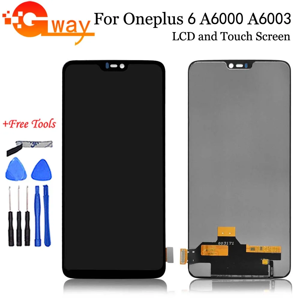 

TFT Tested For OnePlus 6 One Plus 6T LCD Display Screen Touch Sensor Screen Digitizer For A6000 A6003 Oneplus 7 LCD Screen