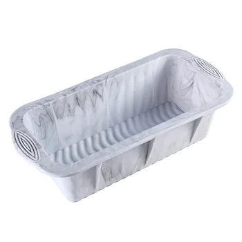 

Food Grade Silicone Marble Design Square Baking Pan Cake Mould