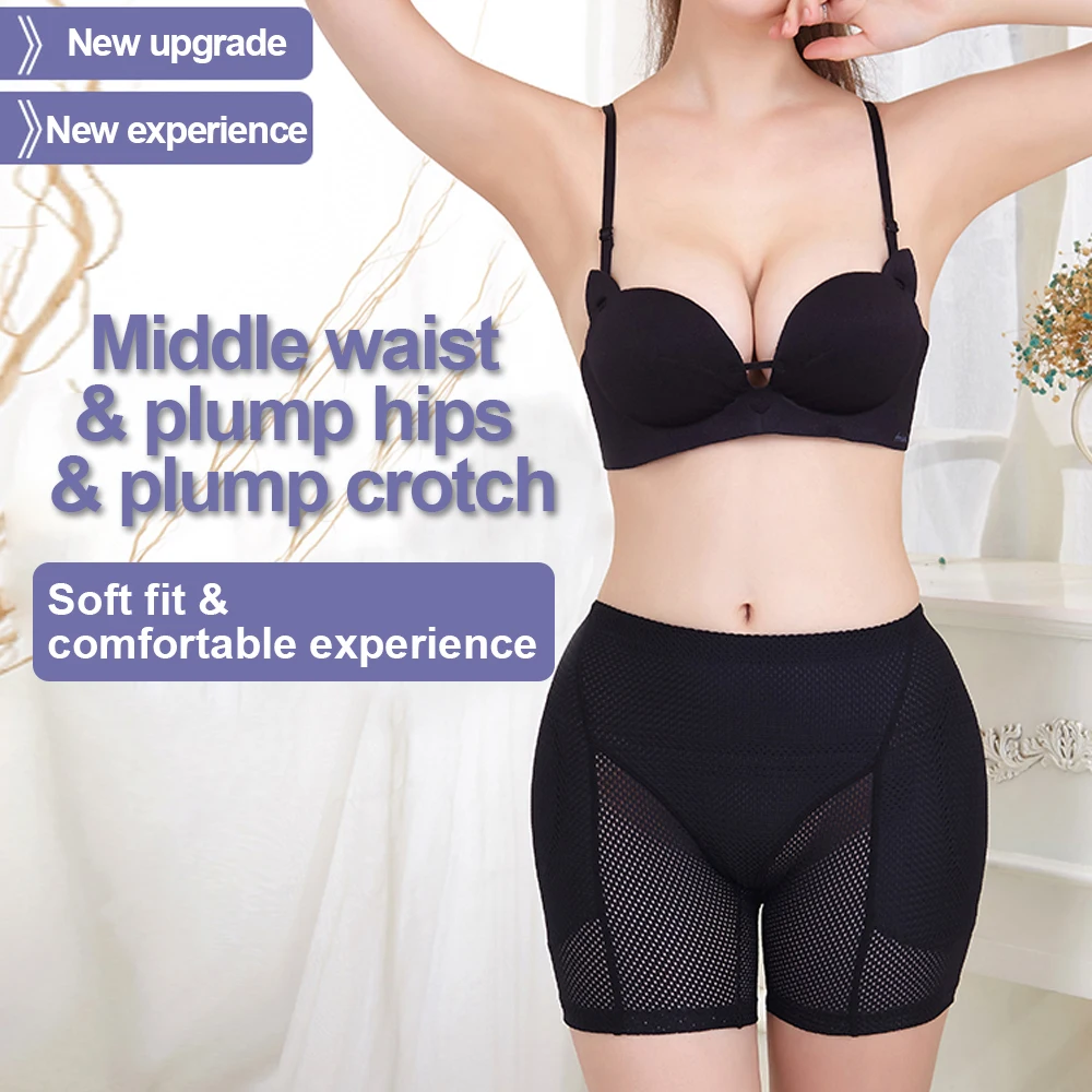 tummy tucker Velssut Women Hip Enhancer Control Panties Seamless Butt Lifter Push Up Big Fake Ass Body Shaper Mesh Body Shapewear spanx shapewear