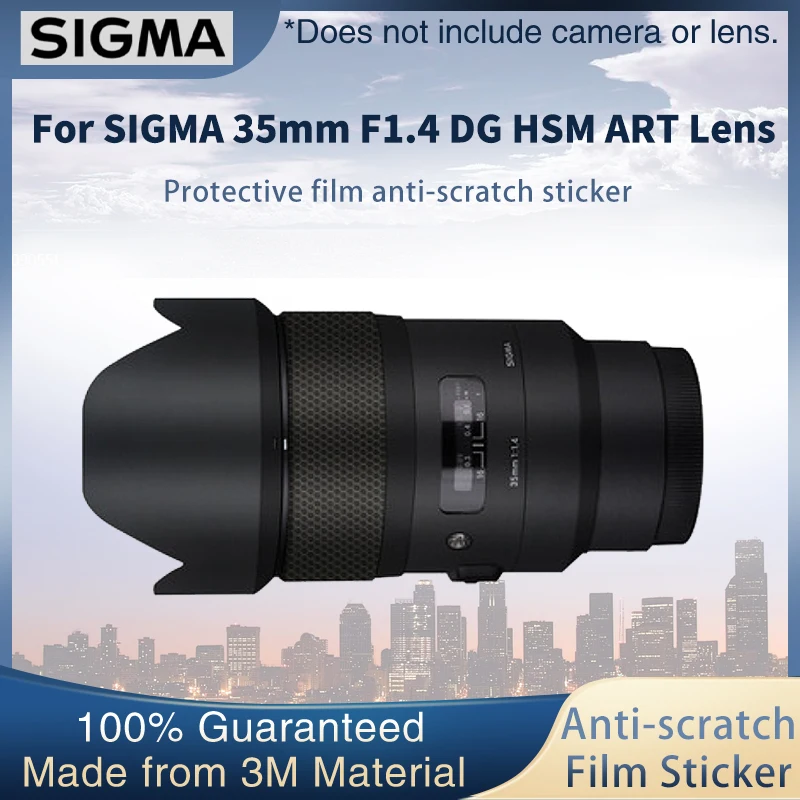 

Защитная пленка для объектива SIGMA 35 мм F1.4 DG HSM, художественная пленка для объектива, наклейка, пленка, защита от царапин, чехол