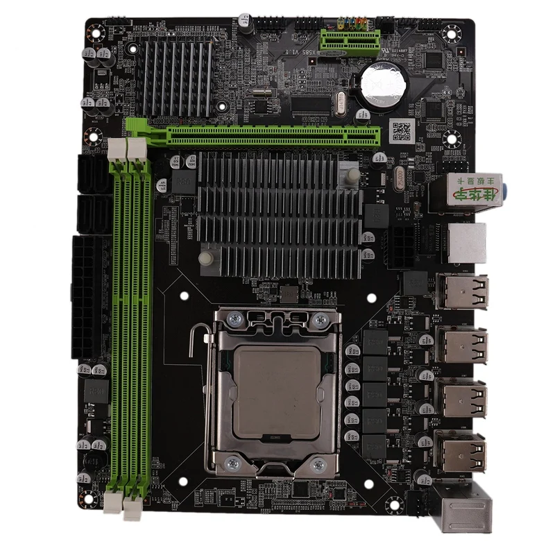 Материнская плата X58 с процессором Xeon X5650 8G(2x4G) REG ECC видеокарта памяти|Материнские
