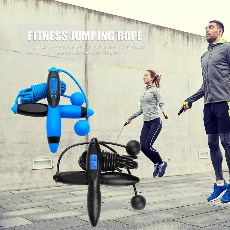 Скакалки деликатный дизайн Smart Digital speed Jumping Rope счетчик калорий Фитнес Спортивная Скакалка уменьшенное Оборудование для жира