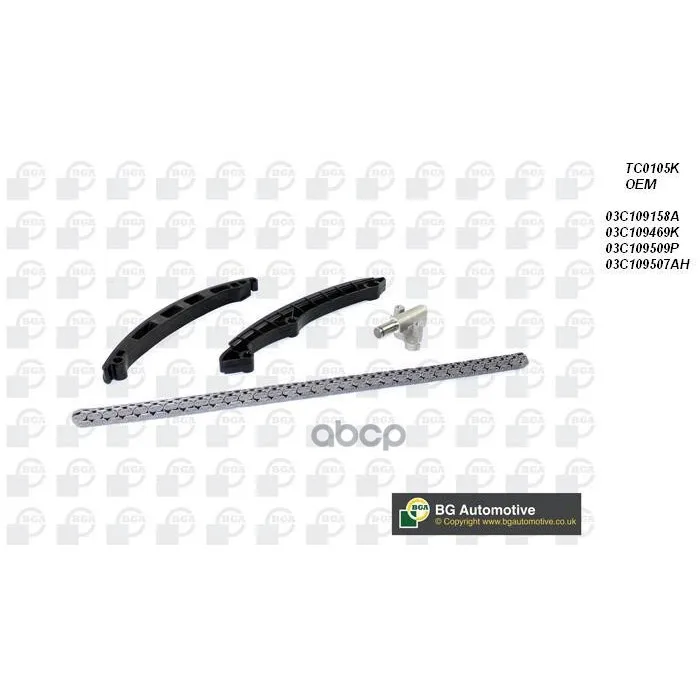 Комплект Цепи Грм Audi. Vw 1.4fsi/Tfsi 16v 07 Без Звездочек Bga арт. TC0105K