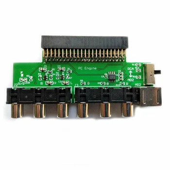 

Signal Output HUB Game Console Electronic Component RGBS Video Booster Replacement Parts Audio For NEC PCE PC Engine Grafx