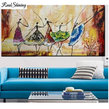 

180x90 DIY Diamond Embroidery icon"Abstract dancer"Cross Stitch Picture of Rhinestones Diamond Painting mosaic girl Ballet F449