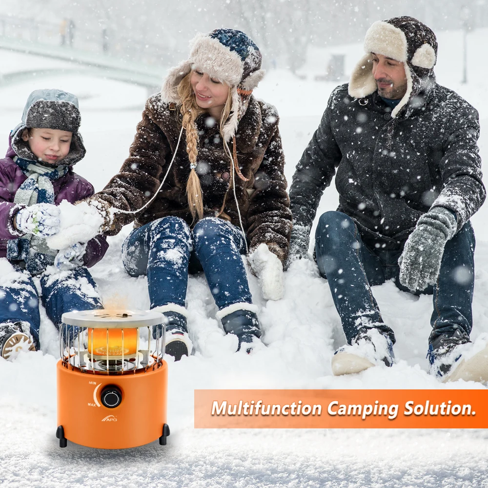 APG Portable 2 In 1 Camping Stove Gas Heater 2