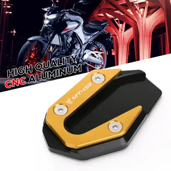 

Motorcycle CNC Foot Kickstand Aluminum Side Stand Enlarger Extension Plate Motorbike Accessories