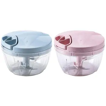 

Multifunction Garlic Chopper Crusher High Speedy Design Vegetable Fruit Twist Shredder Manual Meat Grinder Chopper Garlic Cutter