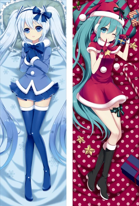 S11 Аниме Vocaloid Dakimakura Чехол персонажи певица девушка Мику Хацунэ и лука мегурин Болстер чехол Bookaroido обнимает Наволочки Чехол - Цвет: S11