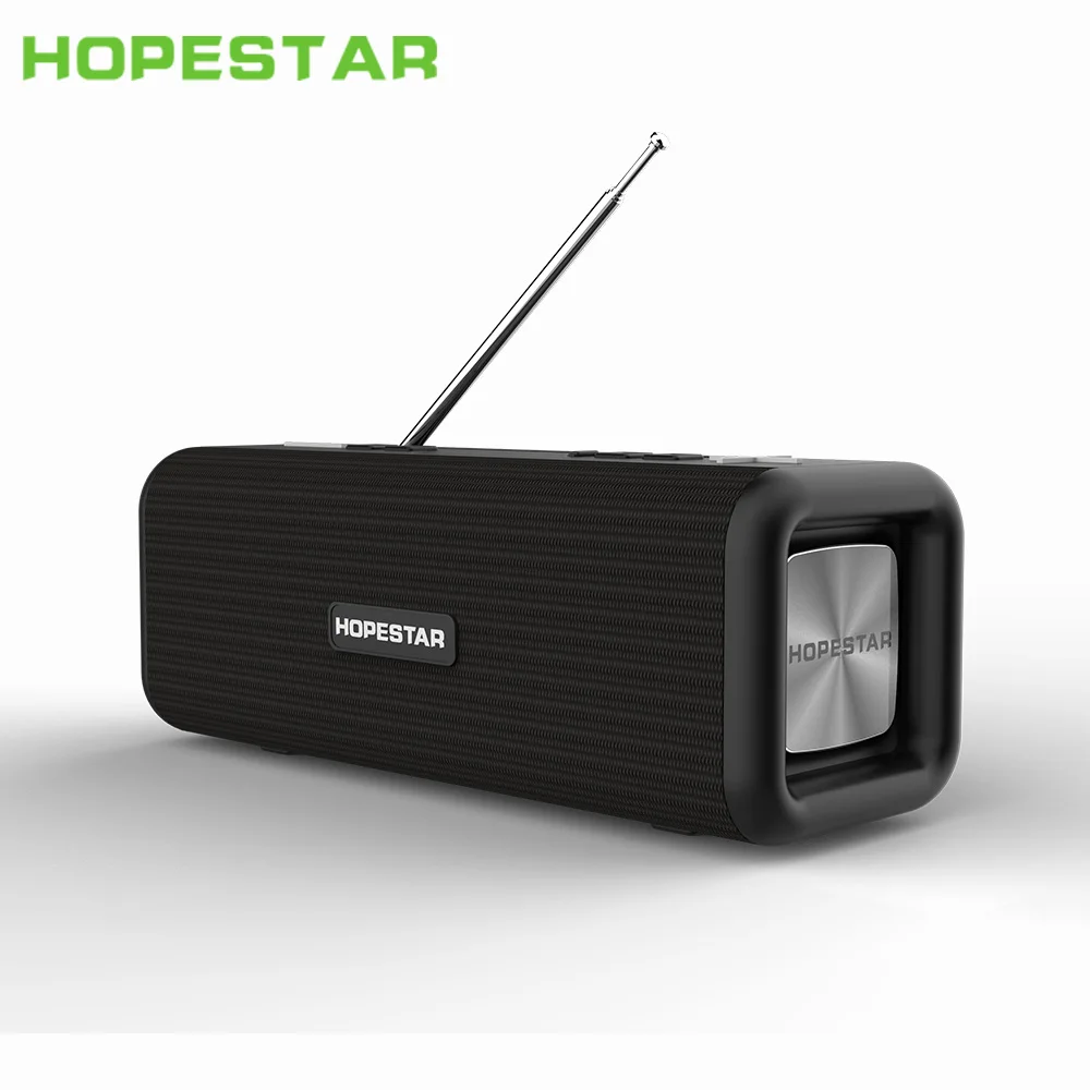 HOPESTAR T9 Мощный сабвуфер Портативный мини беспроводной Bluetooth динамик наружная Музыка MP3-плеер Поддержка AUX TF карта