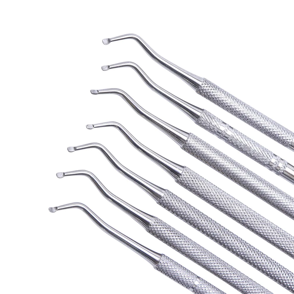 New 1 Pcs Dual End Nail Toenails Lifter Stainless Steel Bunion Corrector Foot Cleaning Care Ingrown Hook Home DIY Pedicure Tool