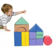 Baby Color Recognition Colorful Wooden Shape Blocks Matching kids Children Intelligence Early learning educational Toys Bricks baby early learning wooden children walker