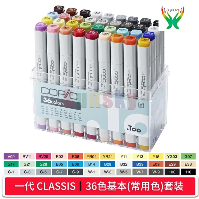 Copic Classic 36-Color Set