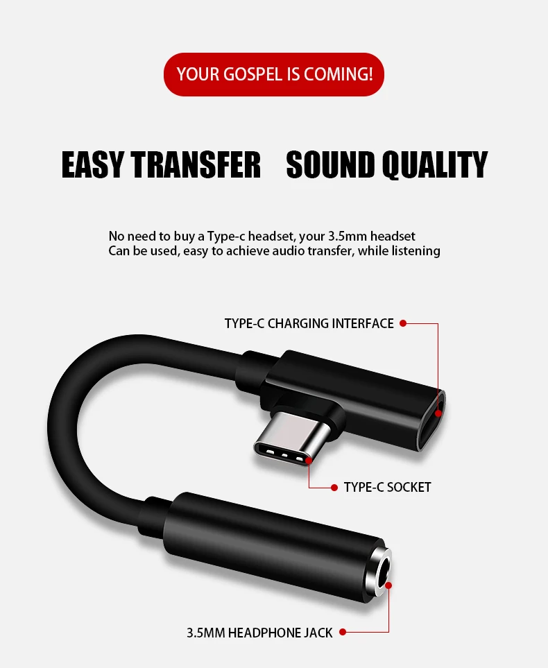 Type C Audio Adapter 2 in 1 USB Type-C And 3.5 mm Jack Headphone AUX Cable Charging Converter Adapter For Huawei Samsung(N1101