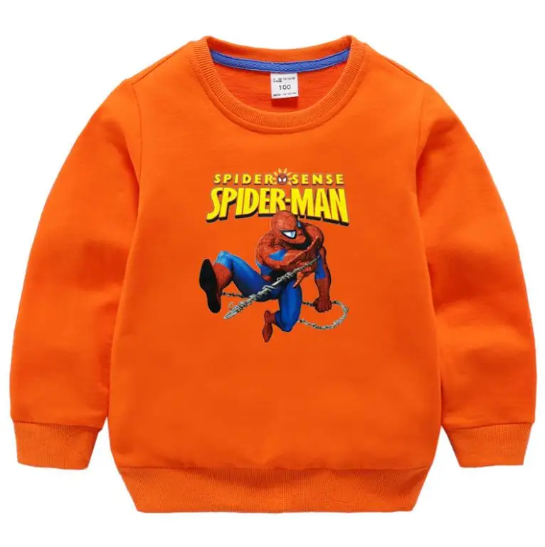 Spider-Man Children Clothing Baby Boy Pure cotton Casual Sports Suits Kids 2pcs Sets Spring Autumn Clothes Tracksuits1-8Y