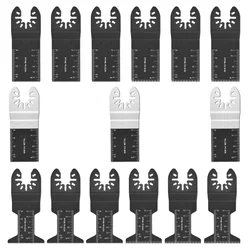 Lâmina de multiferramenta oscilante, acessórios de lâminas de serra multifunção para renovador de madeira, ferramenta de corte de madeira com 12/15 peças