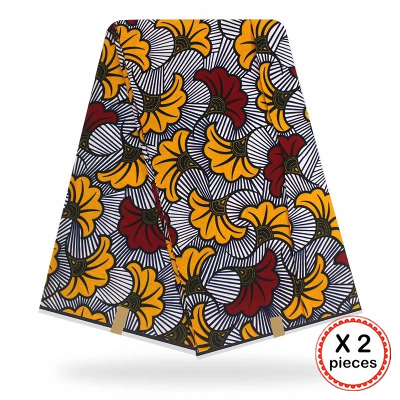 Анкара африканская ткань 12 ярдов Хлопок Нигерия стиль шитье Африканский Воск Печать Ткань Гана для свадебная одежда платье 91819